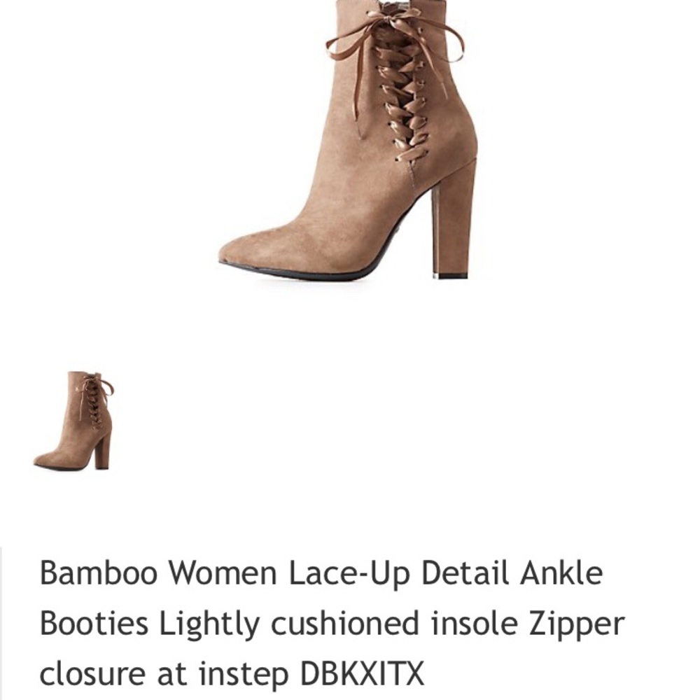 Lace Up Ankle Booties